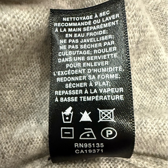 **Lafayette 148 New York 100% Cashmere Zip-Up Sweater – Women’s XL** - Picture 7 of 7